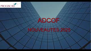 Nouveautés ADCOF 2025 [upl. by Bello510]