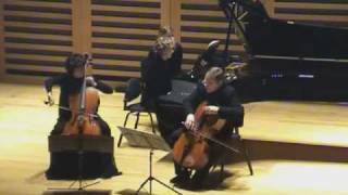 Xenia Jankovic CRichter and JBourgesMaunoury play Menotti Suite 3rd mvt [upl. by Iv]