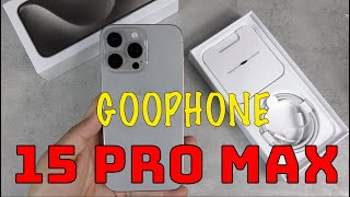 ULTIMATE CLONE Goophone 15 Pro Max Unboxing amp Review THESE ARE GETTING VERY CLOSE [upl. by Ennaihs]