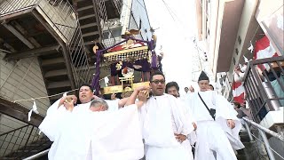 土石流で28人犠牲の街に神輿復活 帰還住民は1割強 大半は戻らず「祭りの時だけでも来て」 [upl. by Esened]