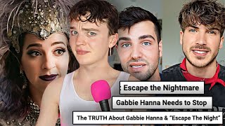 escape the nightmare lore explained gabbie hanna vs joey graceffa vs daniel preda [upl. by Oirtemed550]