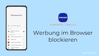 Werbung im Browser blockieren Samsung Internet [upl. by Kesia]