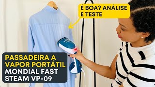 Mondial Fast Steam VP09  Passadeira a Vapor Portátil  É Boa Review Análise e Teste [upl. by Lacym]