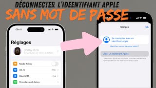 Déconnecter l’identifiant Apple sans connaître le mot de passe du compte iCloud mot de passe oublié [upl. by Laden797]