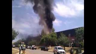 Fire disaster at Colonial Garden Woodbridge Village Avenel NJ 07102012 [upl. by Renrag]