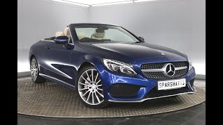 MercedesBenz C Class 20 C200 AMG Line Cabriolet Euro 6 ss 2dr [upl. by Heringer]