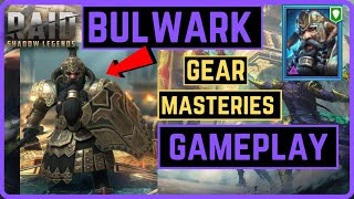 Bulwark  Live Build  Gear  Masteries  NM CB Gameplay  RAID SHADOW LEGENDS [upl. by Ardnwahs620]