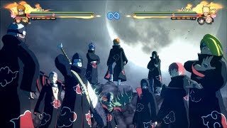 Naruto Shippuden Ultimate Ninja Storm 4  Akatsuki Blood Curdling Team Ougi  Season Pass Bonus [upl. by Riedel655]