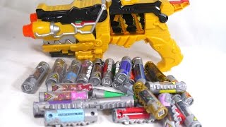 Demo Power Rangers Dino Charge Ultimate Charger Collection All Charger Sounds [upl. by Drescher]