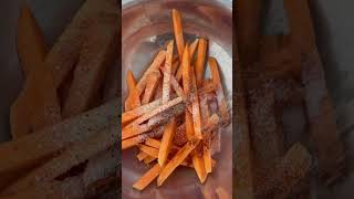 Perfect Air Fryer Sweet Potato Fries airfryerrecipes [upl. by Ultima336]