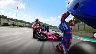 MotoGP™CRASH 🤕😵😇 Test Camera OnBoard Bike 🏍️📹🎮😎  mugello  MOTOGP22™ GAMEPLAY PS4 [upl. by Tybi]