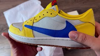 Travis Scott Jordan 1 Low Canary  Better Than I Thought [upl. by Id]