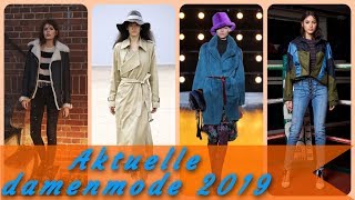 Aktuelle damenmode 2019 [upl. by Ynelram]