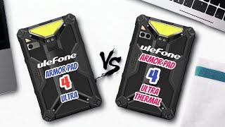 Ulefone Armor PAD 4 ultra VS Ulefone Armor PAD 4 ultra Thermal  successor to armor pad 3 pro [upl. by Dirk]