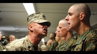 United States Marine Corps Boot Camp Training  Officer Candidate School [upl. by Ajnotal529]