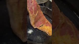 Seasoned steak 🥹😩 food cook familyvlog foodie steak steakhouse steaks steakrecipe [upl. by Anitnauq]