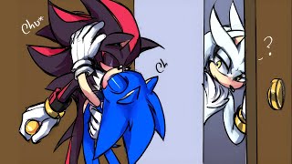 Spy 😱  Shadow x Sonic Sonadow  Comic Dub [upl. by Ardnasal]