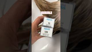 How I blend gray hair to look like blonde highlights on 10 minutes hairtutorial hairtransformation [upl. by Amitarp]