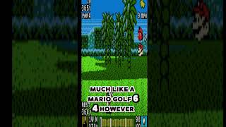 Mario Golf GBC  Mario Match Play  shorts Mariogolf gameboycolor [upl. by Akeemahs162]