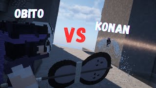 MINECRAFT NARUTO ADVENTURES  Konan vs Obito neko vs tyrep [upl. by Whalen]