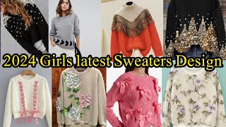 latest Sweaters Design for girls 2024winter sweaters designsweater design [upl. by Rollet]