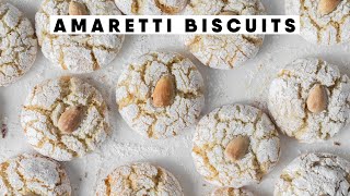 How To Make Amaretti Cookies  Edible Gift [upl. by Ellenwahs751]