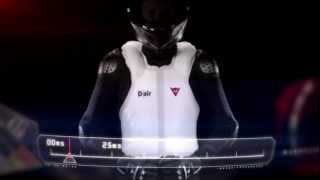 Dainese Motorbike airbag DAIR® STREET slow motion bags inflation [upl. by Winona]