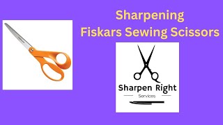 Sharpening Fiskars Sewing Scissors [upl. by Ttenaej492]