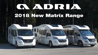 2018 Adria Matrix Range Product video [upl. by Yelnoc828]