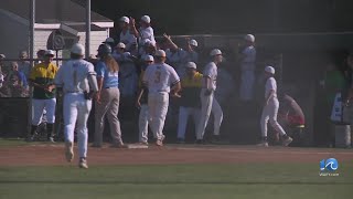 Great Bridge Baseball uses dominant pitching to advance in Region Playoffs [upl. by Etnuad]