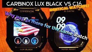 Smartwatch Showdown Carbinox Lux Black vs C16 [upl. by Enaywd802]