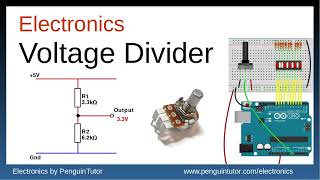 Understanding Electronics  Voltage Divider  With Arduino bar graph circuit [upl. by Leribag]