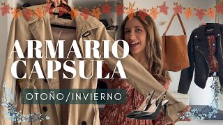 ARMARIO CAPSULA OTOÑO INVIERNO I CONSTRUYE TU FONDO DE ARMARIO 🍂❄️ [upl. by Wanfried]