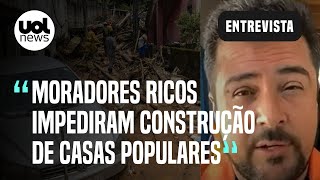 São Sebastião Prefeito diz que moradores impediram construção de casas populares em bairro nobre [upl. by Pittman]