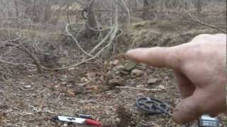 Metal Detecting  1700s HomeSite 2232012 [upl. by Ecirtam]