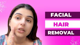 How to remove Facial hair at home  Baal hatane ka sabse asaan tarika  Shilpa Khatwani [upl. by Annahaj]