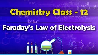 Faradays First Law of Electrolysis  Electrochemistry  Chemistry Class 12 Chapter 3  NEET 2023 [upl. by Vaientina]