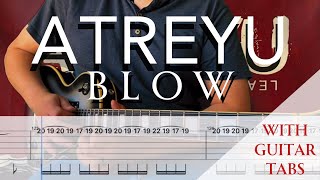 Atreyu Blow Cover Guitar Tabs On Screen [upl. by Ansaev]