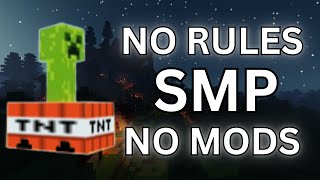 BEST PUBLIC Minecraft SMP  NO MODS  NO RULES  That you can play [upl. by Arreip]