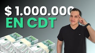 🔥¿Cómo GANAR 1 MILLÓN de PESOS al MES con el CDT Virtual de BANCOLOMBIA  1000000 al 1 MES [upl. by Konyn984]