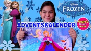 Disney Frozen Adventskalender Anna Elsa Unboxing  Eiskönigin Deutsch Video für Mädchen [upl. by Micco]