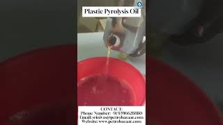 Plastic Pyrolysis Oil [upl. by Euqinu]