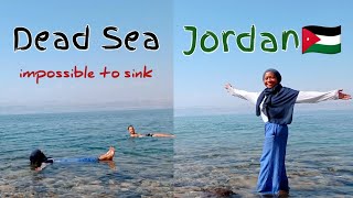 Cant Sink In The Dead Sea Back For Another Float In Jordan 🇯🇴 [upl. by Leiba]