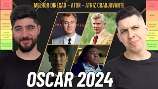 A melhor DIREÇÃO e ATUAÇÕES do OSCAR 2024  TIERLIST com henriquemassaro [upl. by Donnelly]