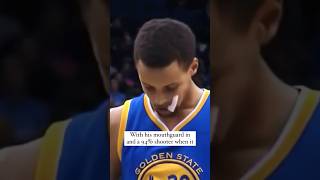 Steph Curry is better when he chews on something shorts nba stephcurry [upl. by Aisylla]