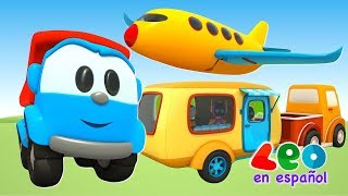 Leo el Pequeño Camión  Los medios de transporte para niños [upl. by Llerrah]