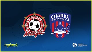 2024 NPLMVIC Round 20 Altona Magic SC v Port Melbourne Sharks SC [upl. by Annodahs]