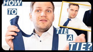 How to Tie a Tie  Quick and Easy MIRROR and POINT OF VIEW [upl. by Hugon]