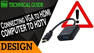 HDMI to VGA adopter used wrongly as VGA to HDMI [upl. by Jordans680]