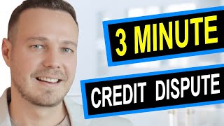 DIY How to Remove Negative Items On Credit Report in JUST 3 MINUTES [upl. by Rivi]